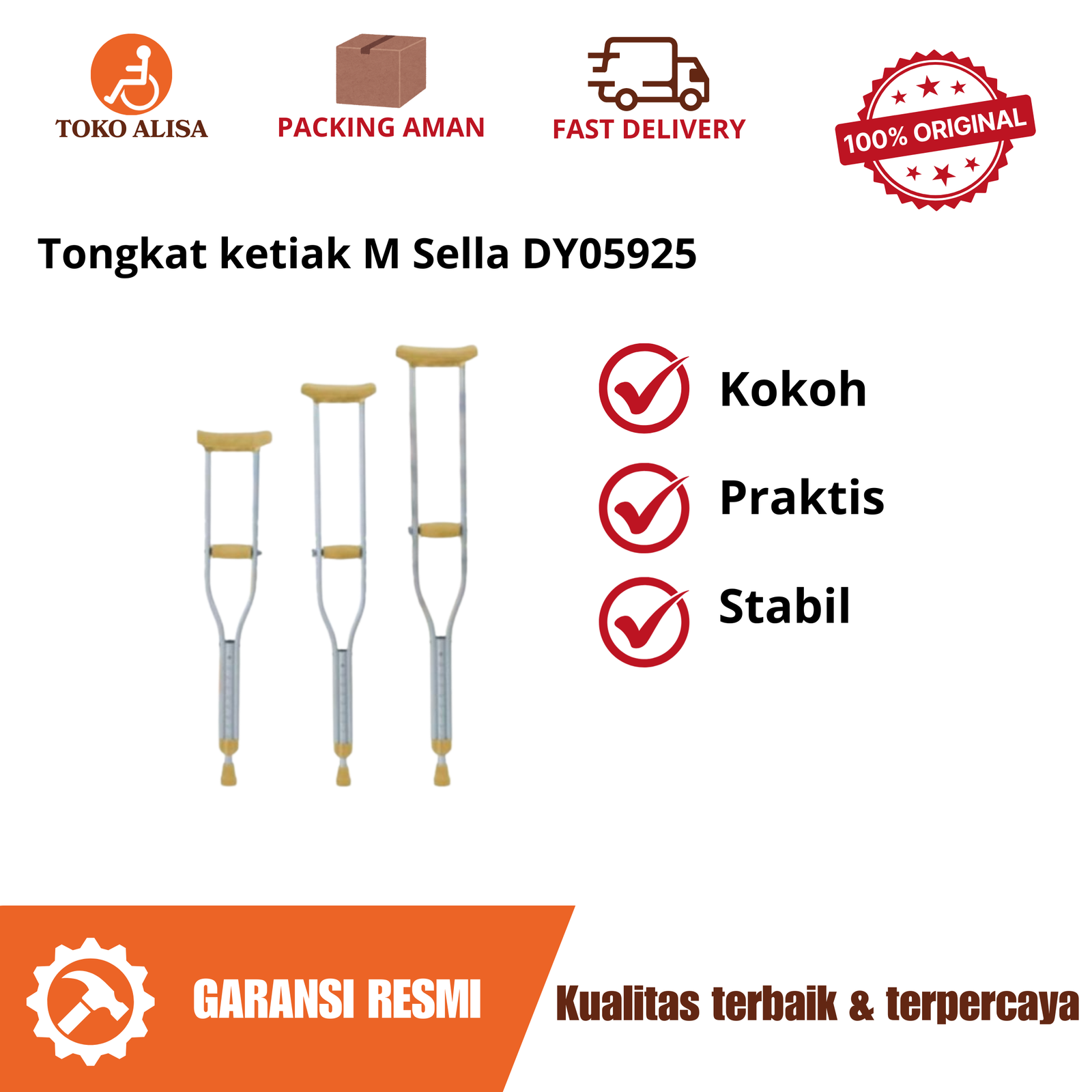 Tongkat ketiak M Sella DY05925